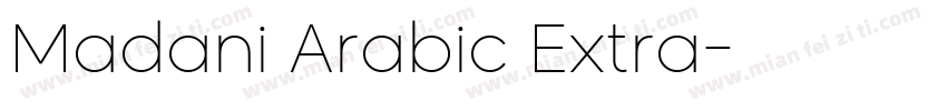 Madani Arabic Extra字体转换